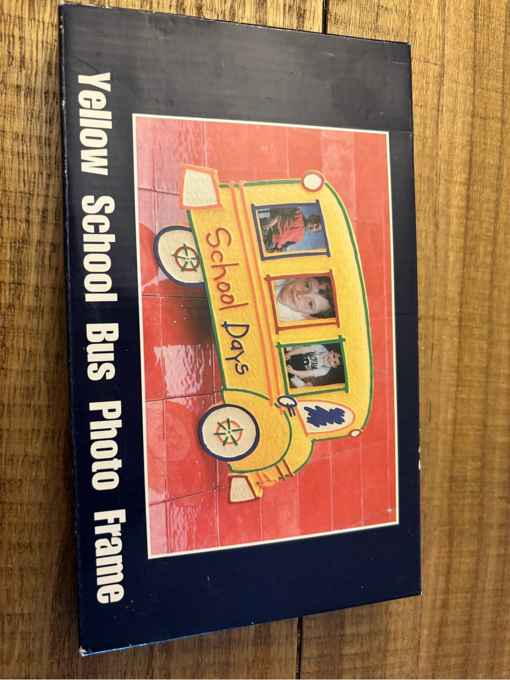 Yellow School Bus Photo Frame